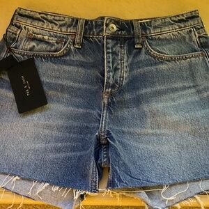 Rag & Bone Dre Low-Rise Shorts - Clean Peony 26